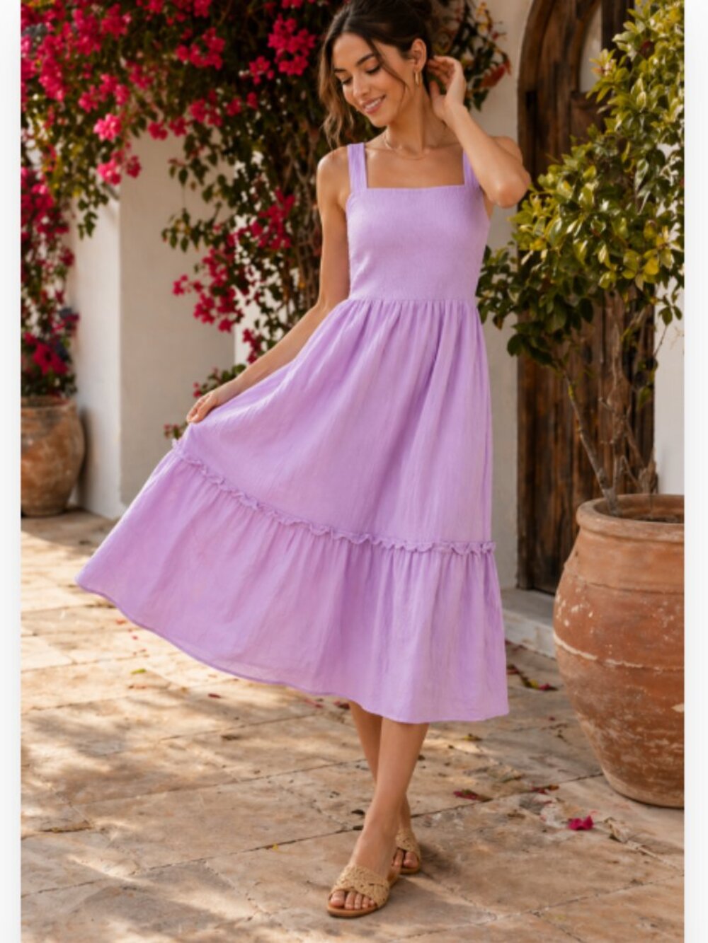 NWT LUCY PARIS SUNDRESS SIZE XL SIOBHAN LAVENDER